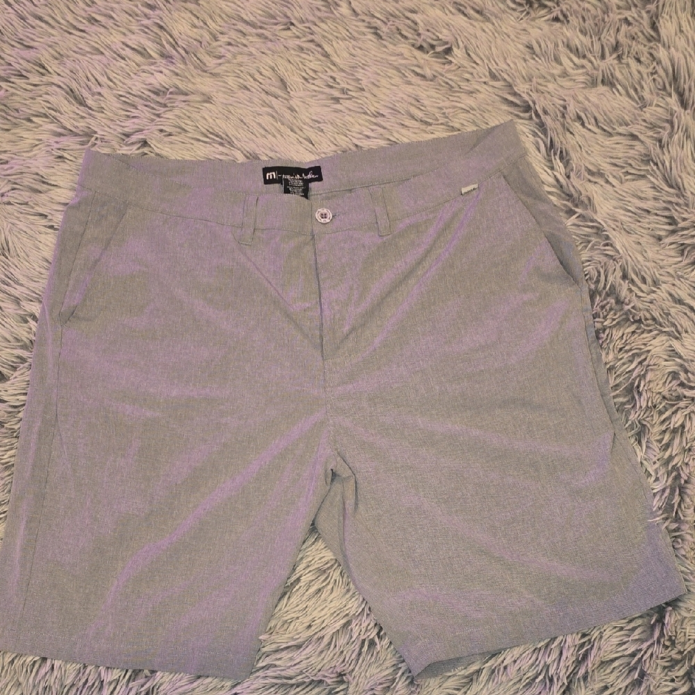 Travis Mathew Light Gray Men's Golf Shorts